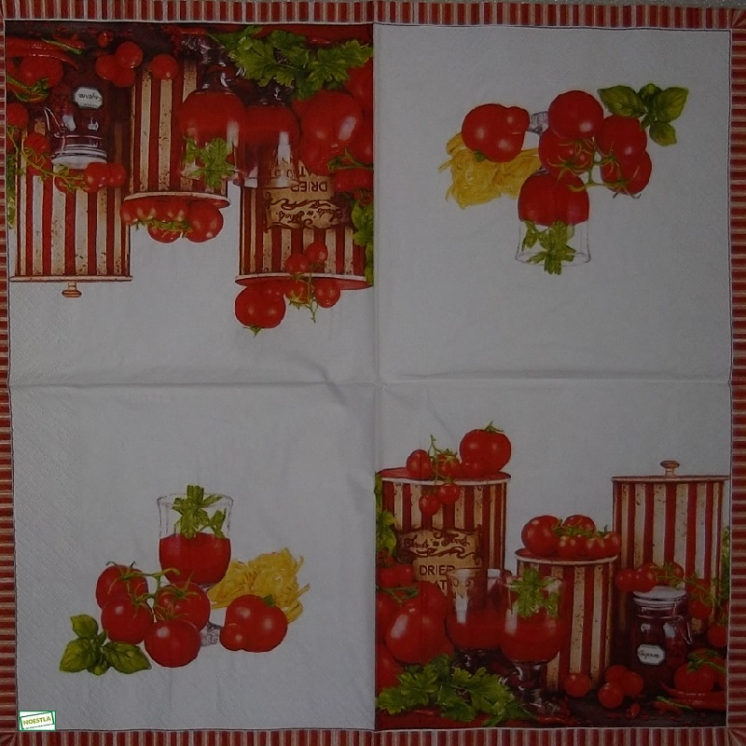 1 serviette papier Les tomates - 32