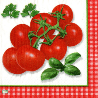 1 serviette papier Les tomates - 76