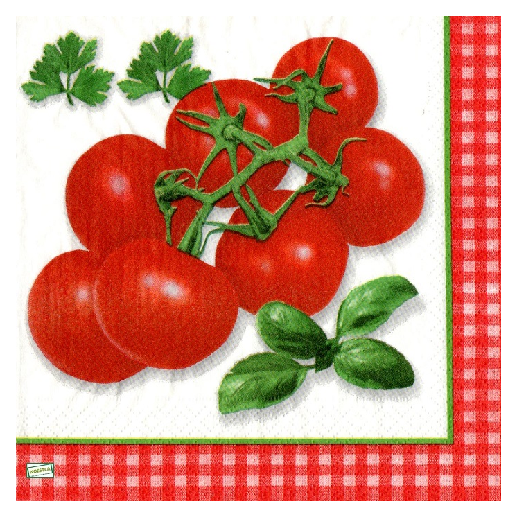 1 serviette papier Les tomates - 76