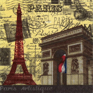 1 serviette papier Paris - 51