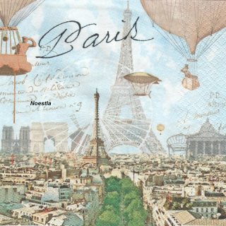 1 serviette papier Paris - 65
