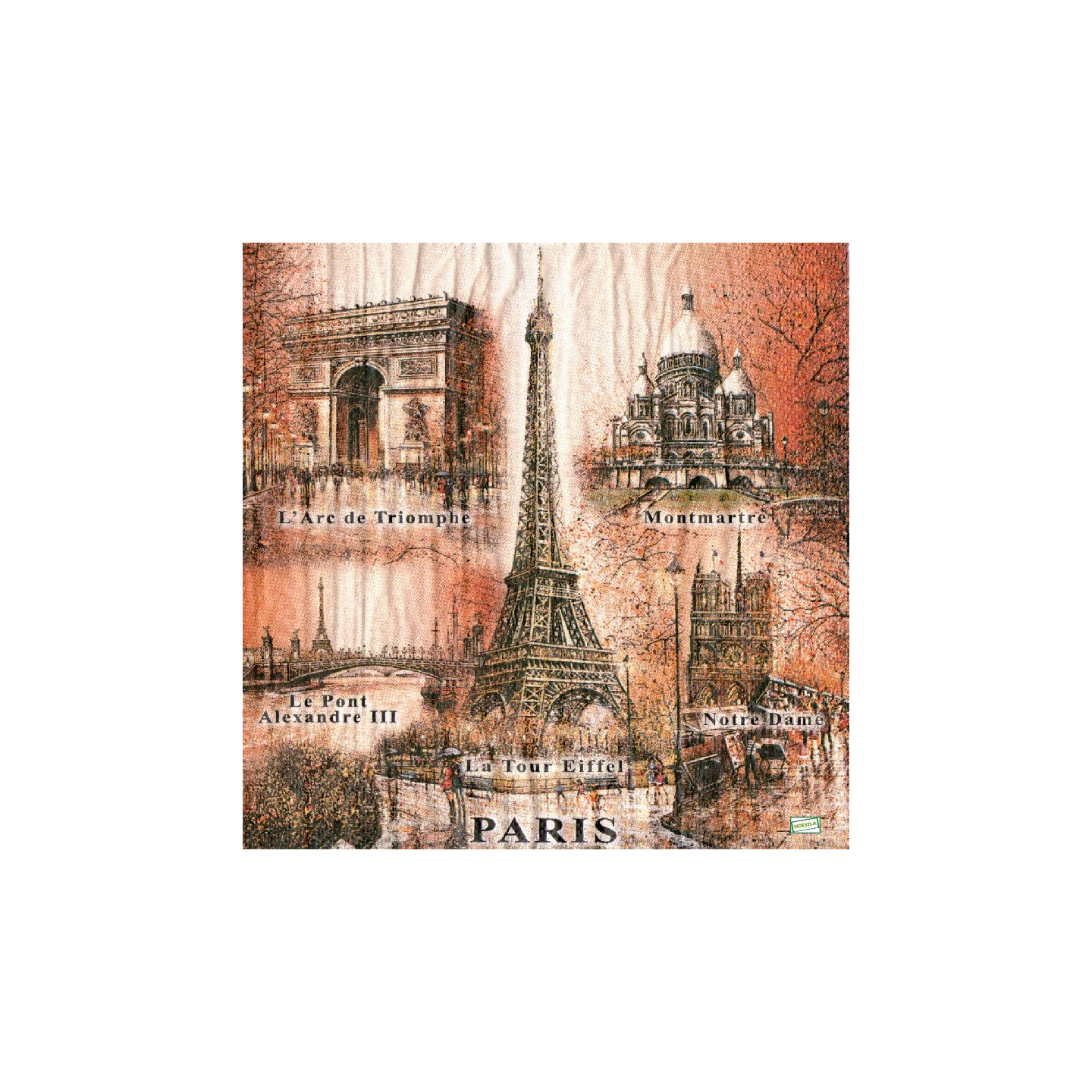 1 serviette papier Paris - 73