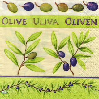 1 serviette papier Les Olives - 4