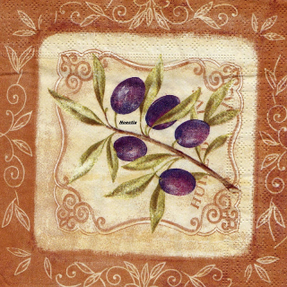 1 serviette papier Les Olives - 5