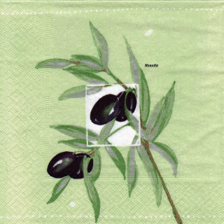 1 serviette papier Les Olives - 26