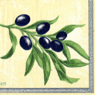 1 serviette papier Les Olives - 58