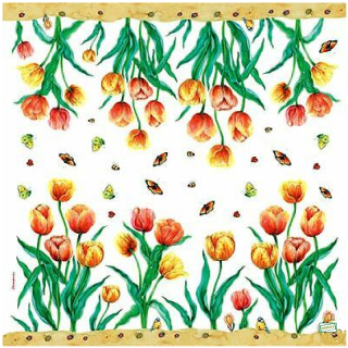 1 papier de riz Les Tulipes - STA67