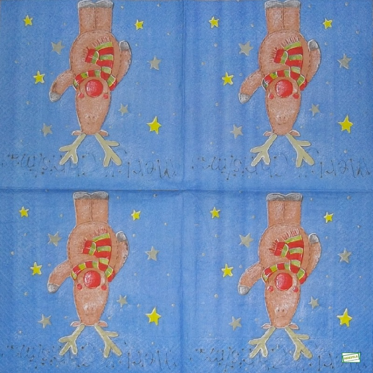 1 serviette papier Noêl - 86