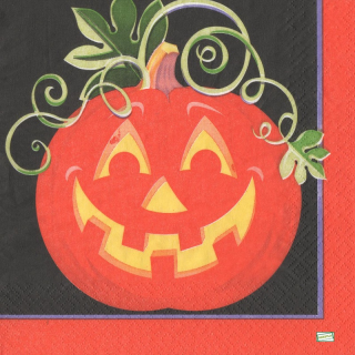 1 serviette papier Halloween -  9