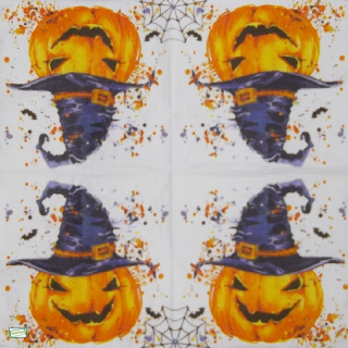 1 serviette papier Halloween - 11