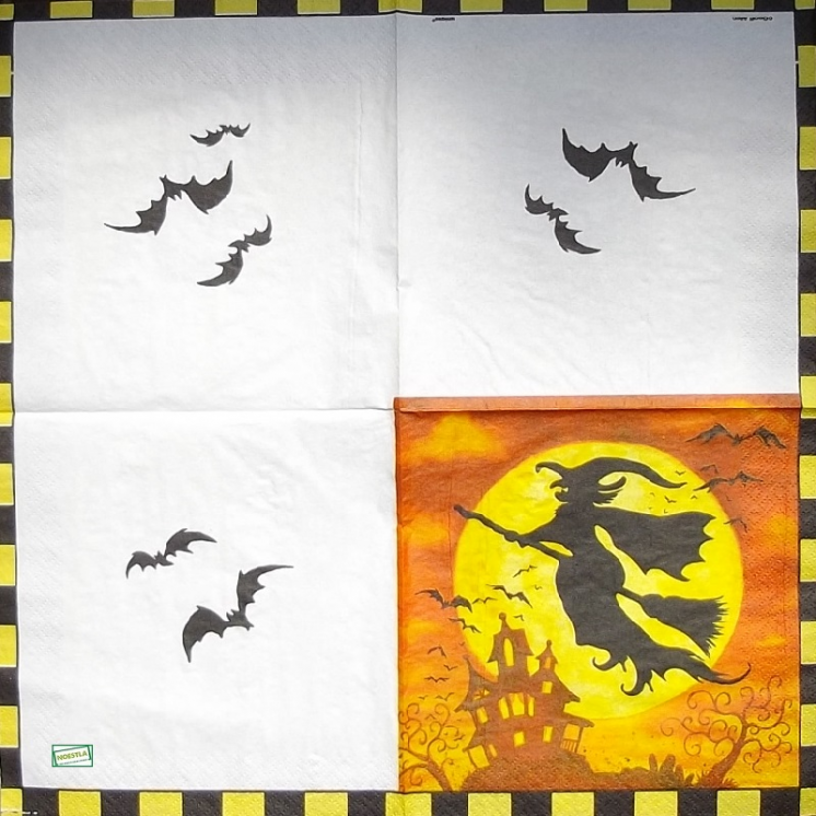 1 serviette papier Halloween - 25