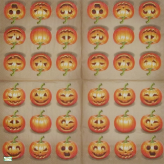 1 serviette papier Halloween - 33