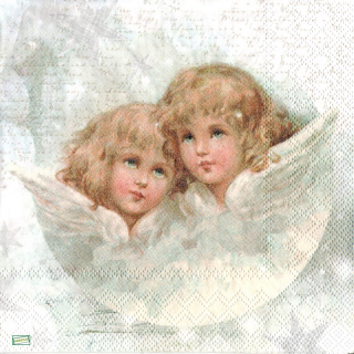 1 serviette papier Les Anges - 16
