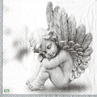 1 serviette papier Les Anges - 24