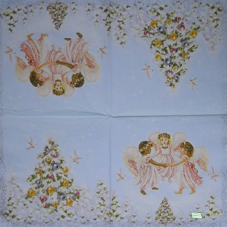 1 serviette papier Les Anges - 35