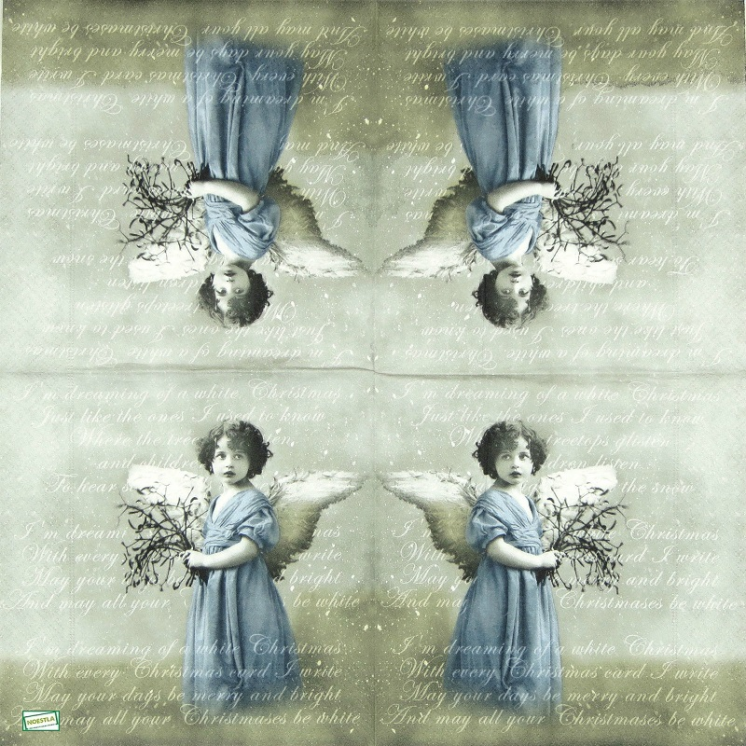 1 serviette papier Les Anges - 56