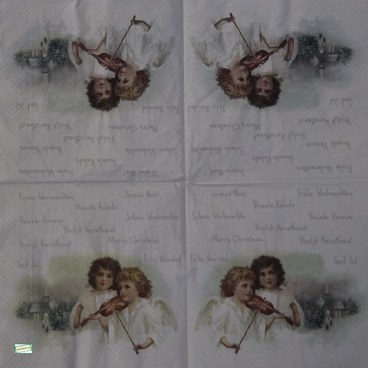 1 serviette papier Les Anges - 60