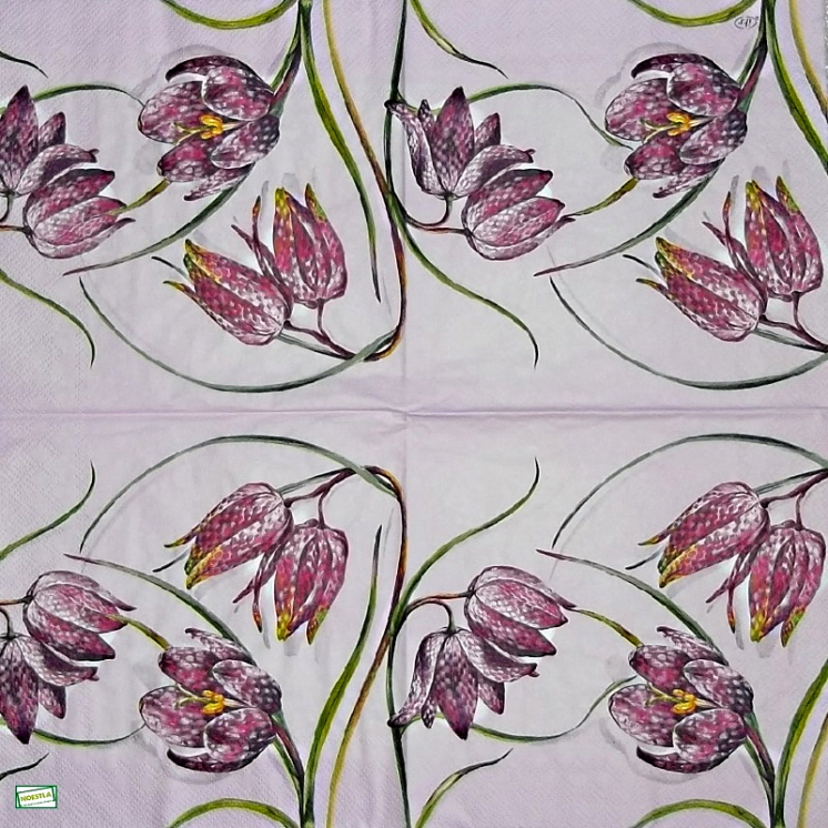 1 serviette papier Fleurs à Clochettes - 27
