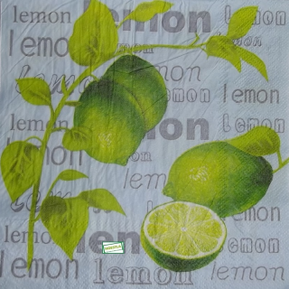 1 serviette papier Les citrons -1