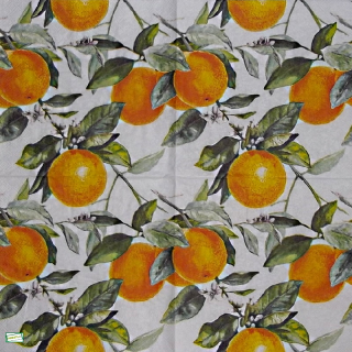 1 serviette papier Les Oranges - 6