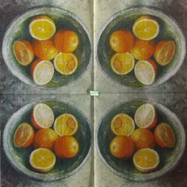 1 serviette papier Les Oranges - 14