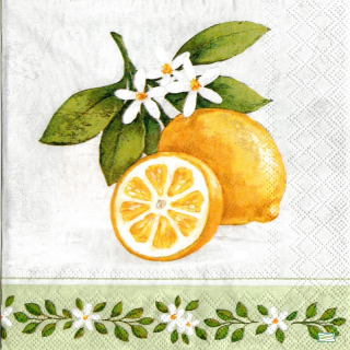 1 serviette papier Les Citrons -15