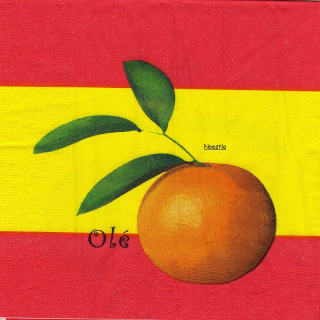 1 serviette papier Les Oranges - 23