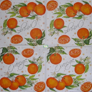 1 serviette papier Les Oranges - 30