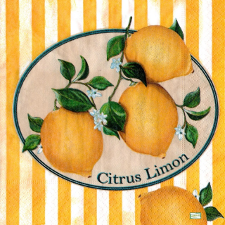 1 serviette papier Les Citrons - 33