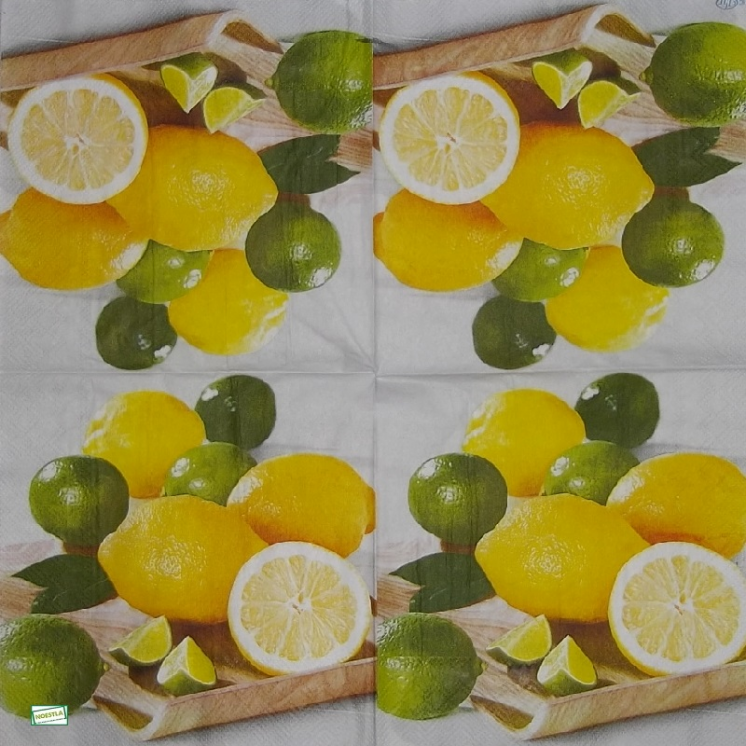 1 serviette papier Les Citrons - 41