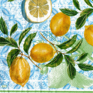 1 serviette papier Les Citrons - 42