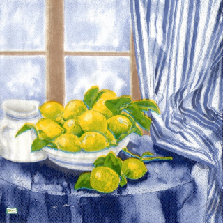 1 serviette papier Les Citrons - 45
