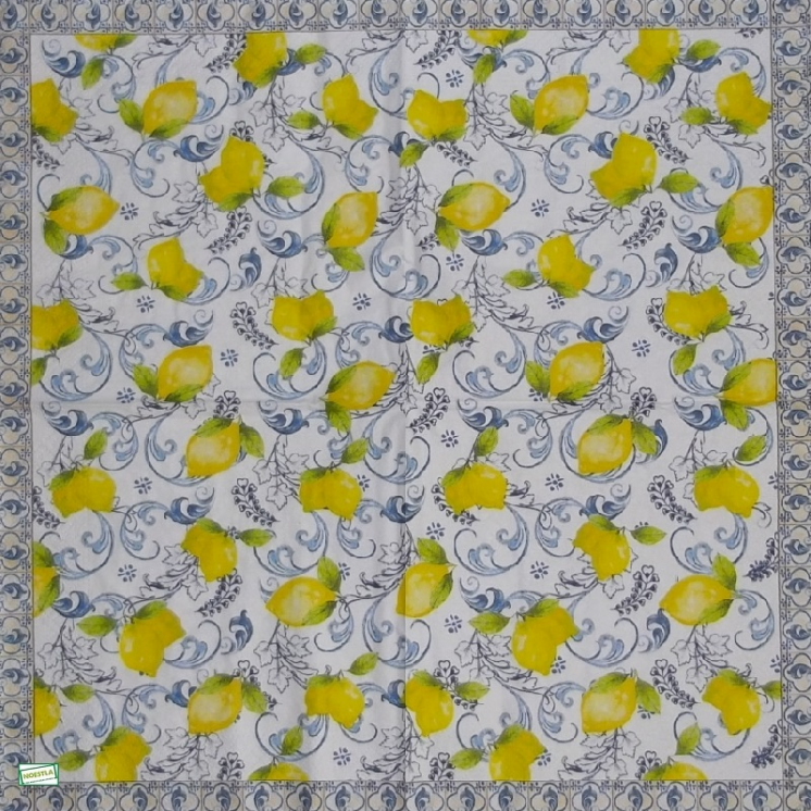 1 serviette papier Les Citrons - 50