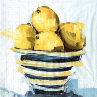1 serviette papier Les Citrons - 51