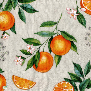 1 serviette papier Les Oranges - 53