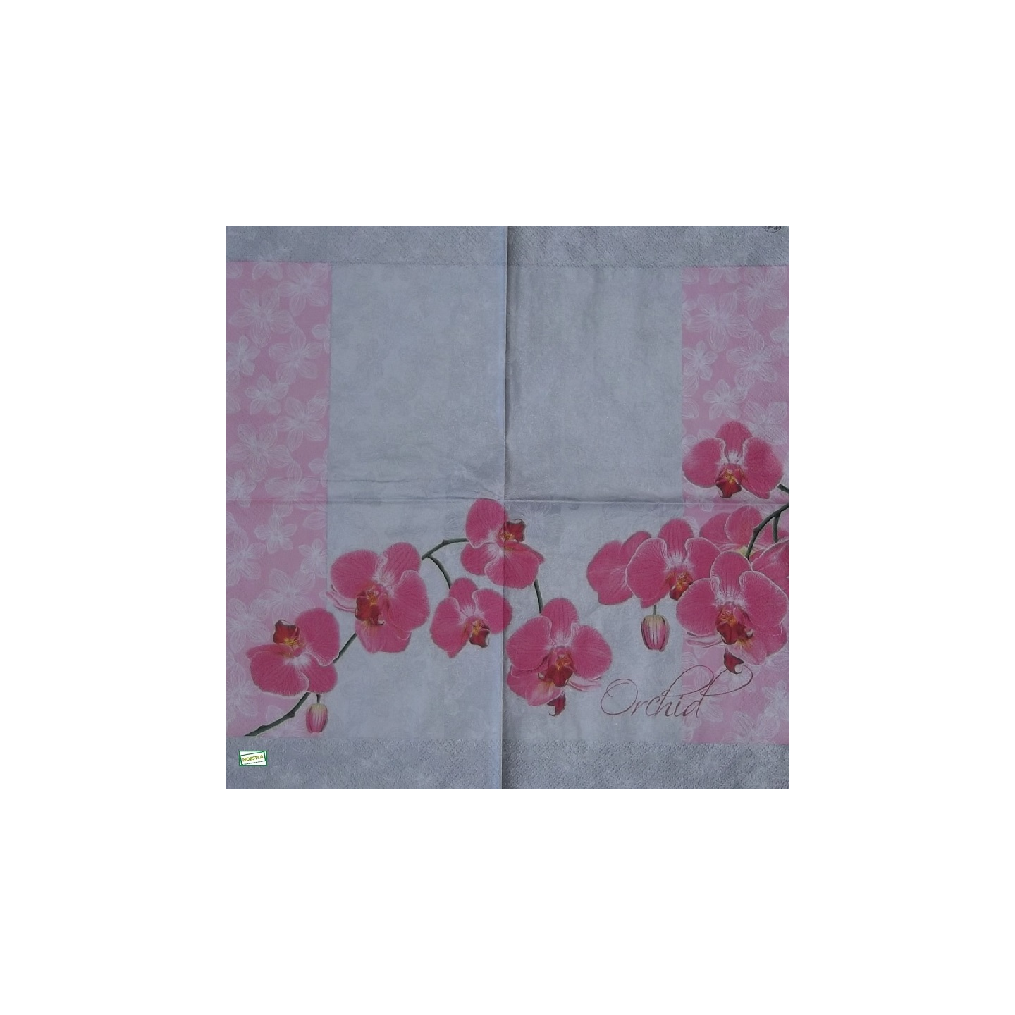 1 serviette papier Les Orchidés - 5