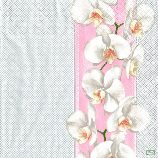 1 serviette papier Les Orchidés - 27