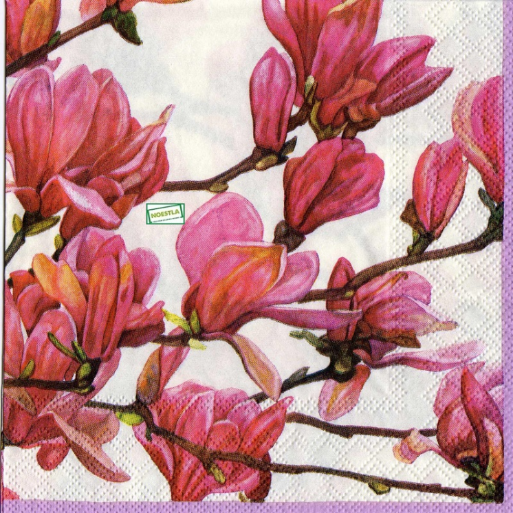 1 serviette papier Les Orchidés - 40