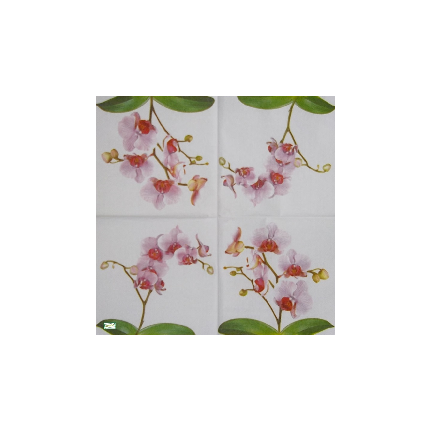 1 serviette papier Les Orchidés - 64