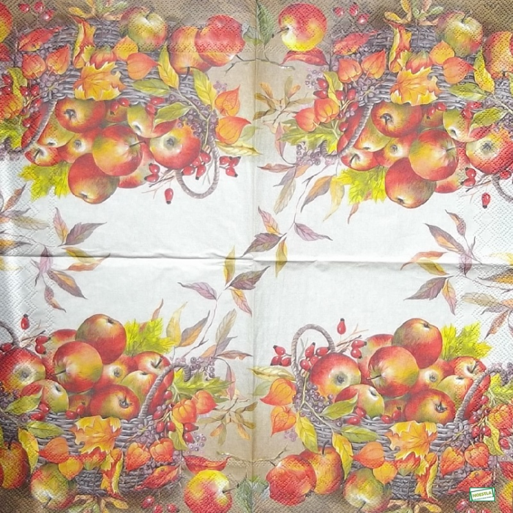 1 serviette papier Les Pommes - 18