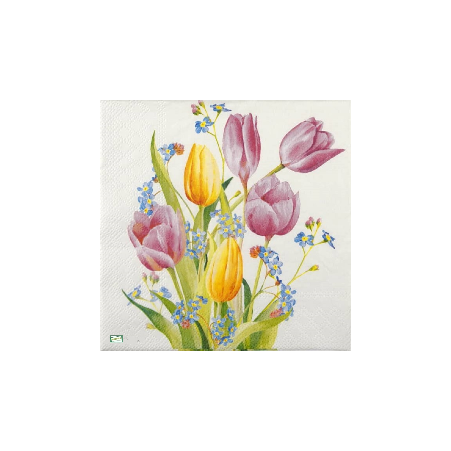 1 serviette papier  Les tulipes - 1