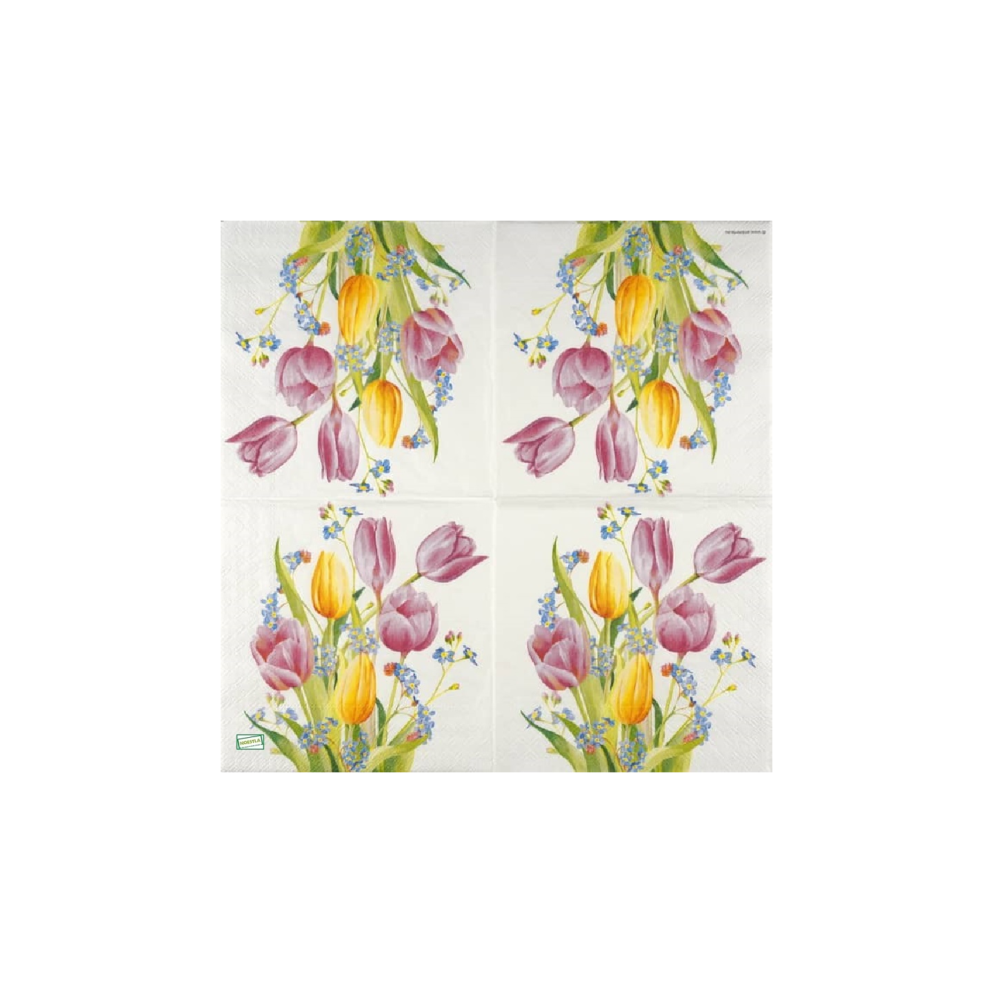 1 serviette papier  Les tulipes - 1