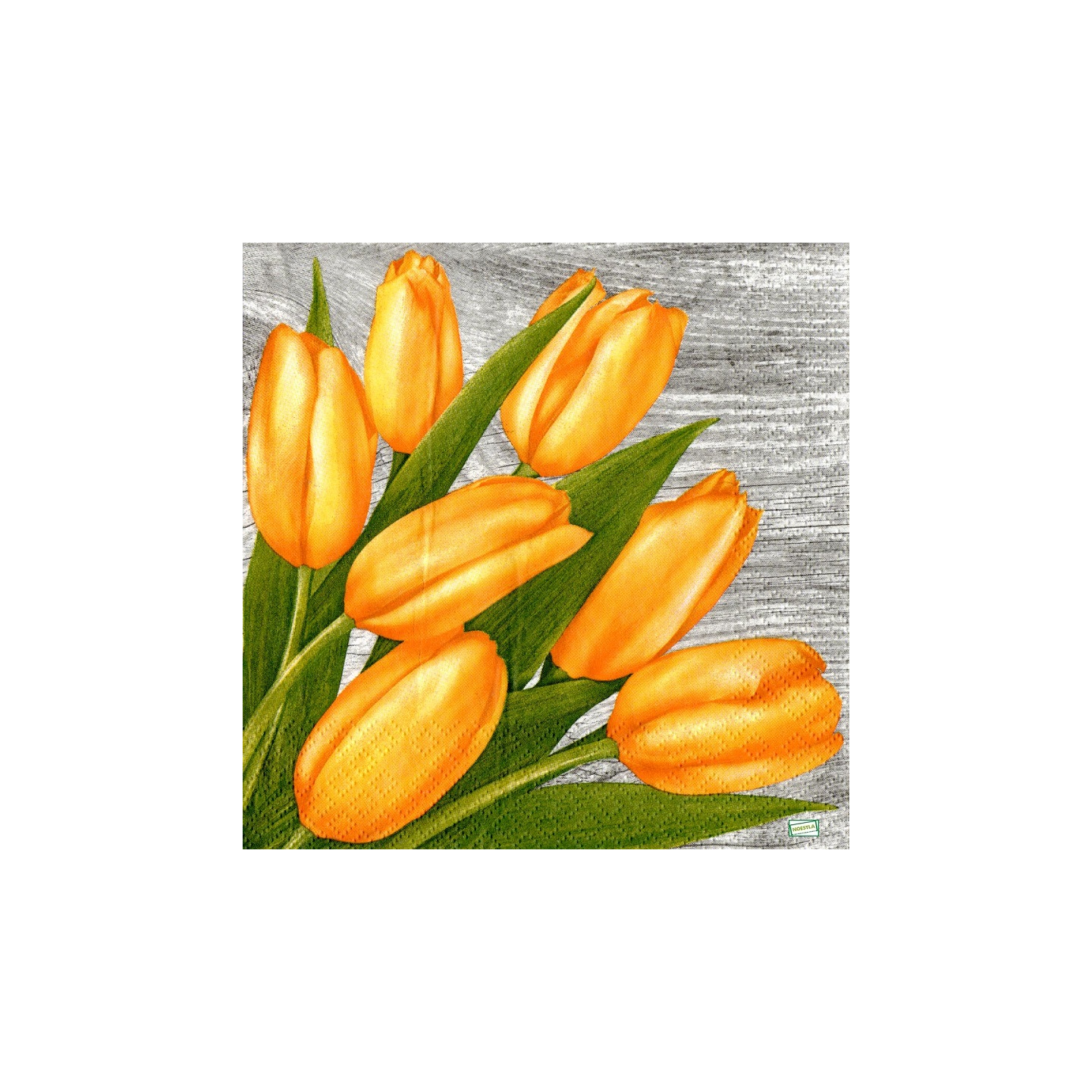 1 serviette papier  Les tulipes - 7